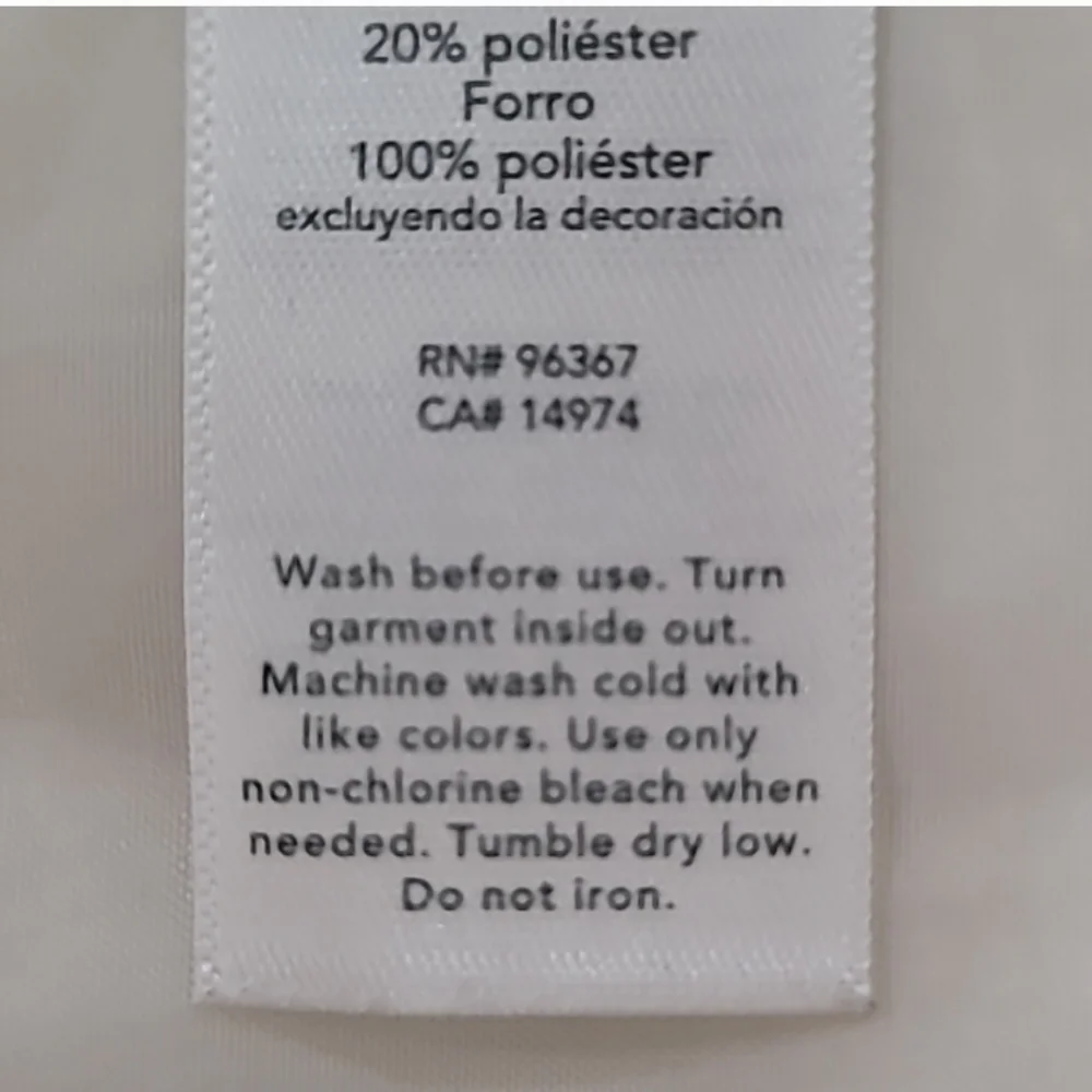 OshKosh B'gosh Vest Cream Fluffy Faux Fur Ribbon Detail Button Closure Size 7